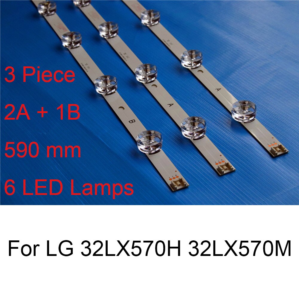 3PCS LG 32LX570H 32lx570m   귣 ο LED Ʈ Ʈ 32 ġ TV  LED Ʈ Ʈ  A B  6  